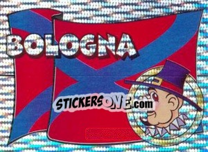 Figurina Bologna (Bandiera) - Supercalcio 1997-1998 - Panini