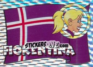 Sticker Fiorentina (Bandiera) - Supercalcio 1997-1998 - Panini