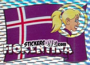 Sticker Fiorentina (Bandiera) - Supercalcio 1997-1998 n. 11 - Panini
