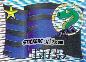 Sticker Inter (Bandiera) - Supercalcio 1997-1998 - Panini
