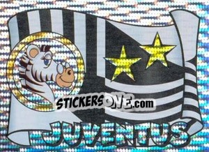 Sticker Juventus (Bandiera) - Supercalcio 1997-1998 - Panini