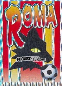 Figurina Roma (Scudetto) - Supercalcio 1997-1998 - Panini