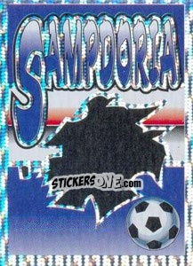 Figurina Sampdoria (Scudetto) - Supercalcio 1997-1998 - Panini