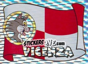 Figurina Vicenza (Bandiera) - Supercalcio 1997-1998 - Panini