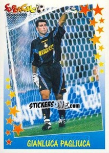 Sticker Gianluca Pagliuca - Supercalcio 1997-1998 n. 37 - Panini