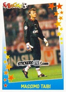 Sticker Massimo Taibi - Supercalcio 1997-1998 n. 38 - Panini