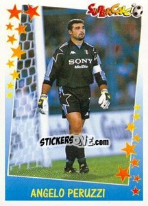 Sticker Angelo Peruzzi - Supercalcio 1997-1998 - Panini