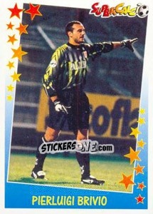 Sticker Pierluigi Brivio - Supercalcio 1997-1998 - Panini