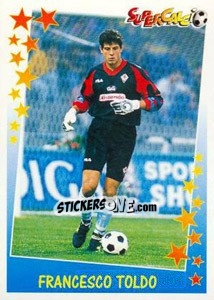 Sticker Francesco Toldo - Supercalcio 1997-1998 - Panini