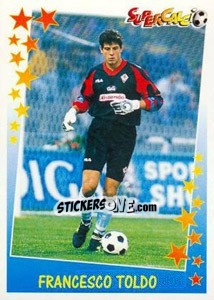 Sticker Francesco Toldo - Supercalcio 1997-1998 n. 44 - Panini