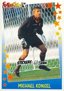 Sticker Michael Konsel - Supercalcio 1997-1998 - Panini