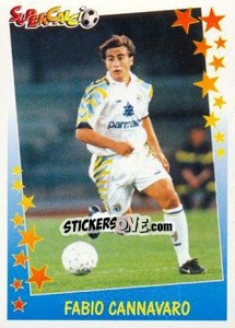 Sticker Fabio Cannavaro - Supercalcio 1997-1998 n. 51 - Panini
