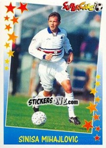 Sticker Sinisa Mihajlovic - Supercalcio 1997-1998 n. 52 - Panini