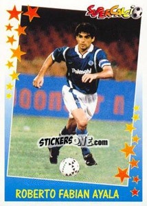 Sticker Roberto Fabian Ayala - Supercalcio 1997-1998 - Panini