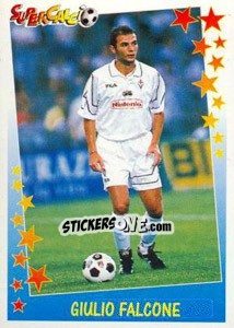 Sticker Giulio Falcone - Supercalcio 1997-1998 - Panini