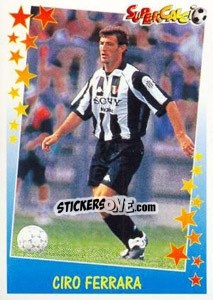 Sticker Ciro Ferrara - Supercalcio 1997-1998 n. 67 - Panini