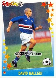 Figurina David Balleri - Supercalcio 1997-1998 - Panini