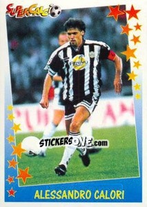 Sticker Alessandro Calori - Supercalcio 1997-1998 - Panini