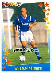 Sticker William Prunier - Supercalcio 1997-1998 - Panini