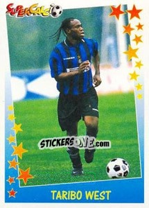 Sticker Taribo West - Supercalcio 1997-1998 - Panini