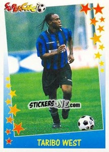 Sticker Taribo West - Supercalcio 1997-1998 n. 89 - Panini