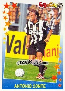 Sticker Antonio Conte - Supercalcio 1997-1998 n. 130 - Panini