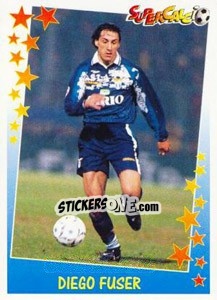 Sticker Diego Fuser - Supercalcio 1997-1998 n. 132 - Panini