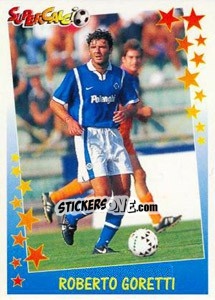 Sticker Roberto Goretti - Supercalcio 1997-1998 n. 134 - Panini