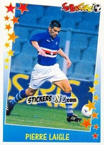 Sticker Pierre Laigle - Supercalcio 1997-1998 - Panini