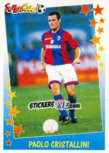 Sticker Paolo Cristallini - Supercalcio 1997-1998 - Panini