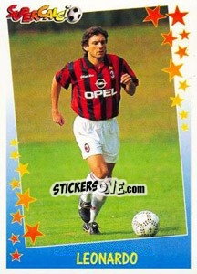 Sticker Leonardo - Supercalcio 1997-1998 - Panini