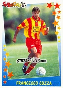Sticker Francesco Cozza - Supercalcio 1997-1998 n. 141 - Panini