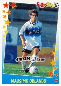 Sticker Massimo Orlando - Supercalcio 1997-1998 n. 142 - Panini