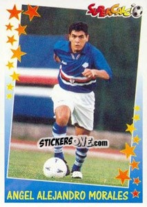 Sticker Angel Alejandro Morales - Supercalcio 1997-1998 - Panini