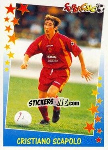 Figurina Cristiano Scapolo - Supercalcio 1997-1998 - Panini