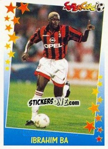 Cromo Ibrahim Ba - Supercalcio 1997-1998 - Panini