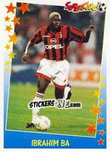 Sticker Ibrahim Ba - Supercalcio 1997-1998 - Panini