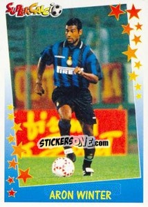 Sticker Aron Winter - Supercalcio 1997-1998 n. 154 - Panini