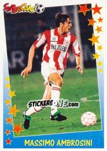Sticker Massimo Ambrosini - Supercalcio 1997-1998 n. 155 - Panini