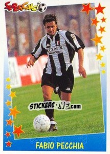 Sticker Fabio Pecchia - Supercalcio 1997-1998 - Panini