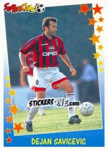 Sticker Dejan Savicevic - Supercalcio 1997-1998 - Panini