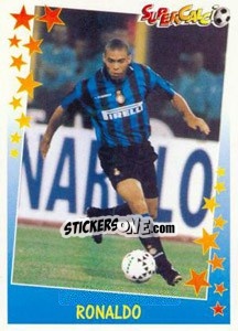Sticker Ronaldo - Supercalcio 1997-1998 n. 165 - Panini