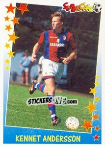 Sticker Kennet Andersson - Supercalcio 1997-1998 - Panini