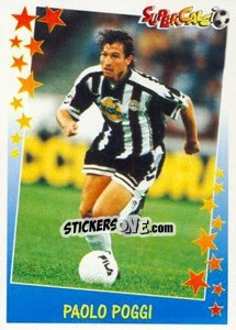 Sticker Paolo Poggi - Supercalcio 1997-1998 n. 175 - Panini