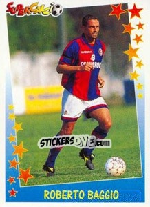Sticker Roberto Baggio - Supercalcio 1997-1998 n. 177 - Panini