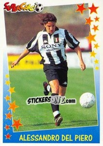 Sticker Alessandro Del Piero - Supercalcio 1997-1998 n. 178 - Panini