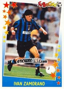 Sticker Ivan Zamorano - Supercalcio 1997-1998 - Panini