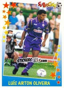 Figurina Luís Airton Oliveira - Supercalcio 1997-1998 n. 185 - Panini