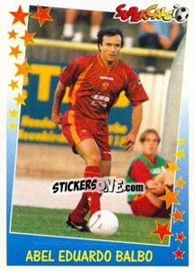 Figurina Abel Eduardo Balbo - Supercalcio 1997-1998 - Panini