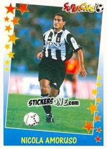 Sticker Nicola Amoruso - Supercalcio 1997-1998 - Panini